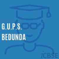 G.U.P.S. Bedunda Middle School Logo