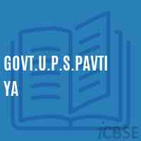 Govt.U.P.S.Pavtiya Middle School Logo