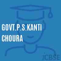 Govt.P.S.Kanti Choura Primary School Logo