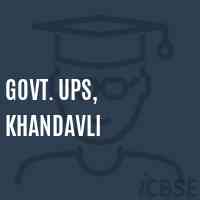 Govt. Ups, Khandavli Middle School Logo