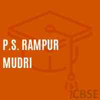 P.S. Rampur Mudri Primary School Logo