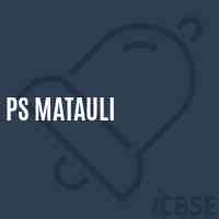 Ps Matauli Primary School Logo