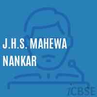 J.H.S. Mahewa Nankar Middle School Logo