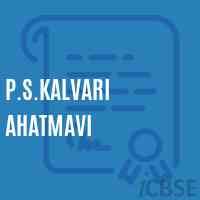P.S.Kalvari Ahatmavi Primary School Logo
