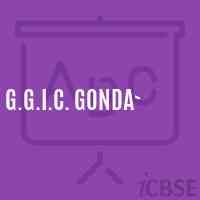 G.G.I.C. Gonda` Senior Secondary School Logo