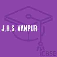 J.H.S. Vanpur Middle School Logo