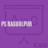 Ps Rasoolpur Primary School Logo