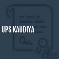 Ups Kaudiya Middle School Logo