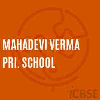 Mahadevi Verma Pri. School Logo
