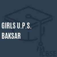 Girls U.P.S. Baksar Middle School Logo