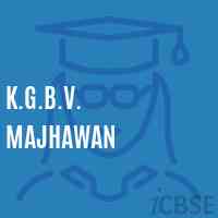 K.G.B.V. Majhawan Middle School Logo