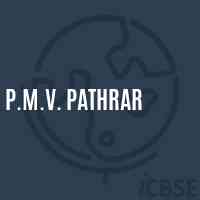 P.M.V. Pathrar Middle School Logo