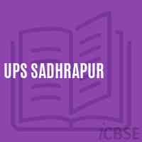Ups Sadhrapur Middle School Logo