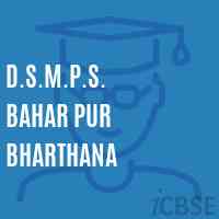 D.S.M.P.S. Bahar Pur Bharthana Primary School Logo