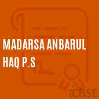 Madarsa Anbarul Haq P.S Primary School Logo