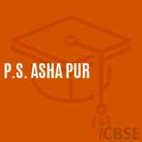 P.S. Asha Pur Primary School Logo