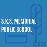 S.K.S. Memorial Public School Logo