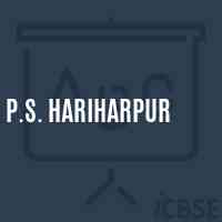 P.S. Hariharpur Primary School Logo