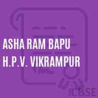 Asha Ram Bapu H.P.V. Vikrampur Primary School Logo