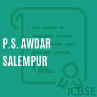 P.S. Awdar Salempur Primary School Logo