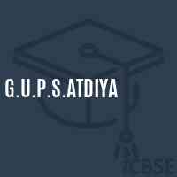 G.U.P.S.Atdiya Middle School Logo