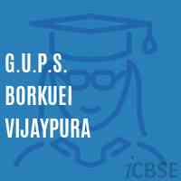 G.U.P.S. Borkuei Vijaypura Middle School Logo
