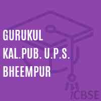 Gurukul Kal.Pub. U.P.S. Bheempur Middle School Logo