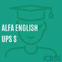 Alfa English Ups S Secondary School Logo