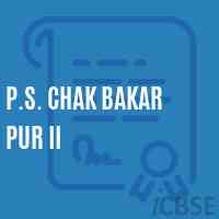 P.S. Chak Bakar Pur Ii Primary School Logo