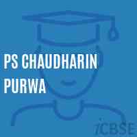 Ps Chaudharin Purwa Primary School Logo