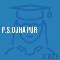P.S.Ojha Pur Primary School Logo