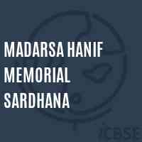 Madarsa Hanif Memorial Sardhana Primary School Logo