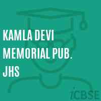 Kamla Devi Memorial Pub. Jhs Secondary School Logo