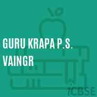 Guru Krapa P.S. Vaingr Primary School Logo