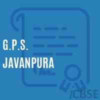 G.P.S. Javanpura Primary School Logo
