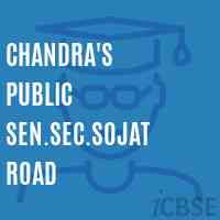 Chandra'S Public Sen.Sec.Sojat Road High School Logo