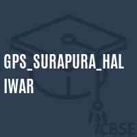Gps_Surapura_Haliwar Primary School Logo