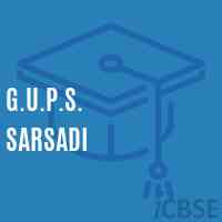 G.U.P.S. Sarsadi Middle School Logo