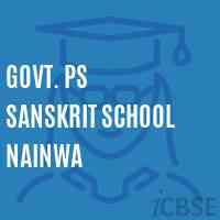 Govt. Ps Sanskrit School Nainwa Logo