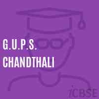 G.U.P.S. Chandthali Middle School Logo