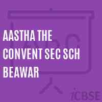 Aastha The Convent Sec Sch Beawar Secondary School Logo