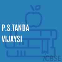 P.S.Tanda Vijaysi Primary School Logo