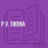 P.V. Tikona Primary School Logo