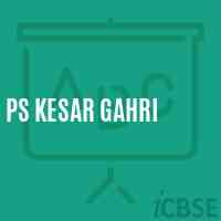 Ps Kesar Gahri Primary School Logo
