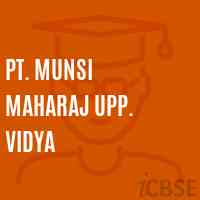 Pt. Munsi Maharaj Upp. Vidya Middle School Logo