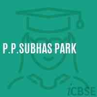 P.P.Subhas Park Primary School Logo