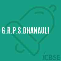 G.R.P.S.Dhanauli Primary School Logo