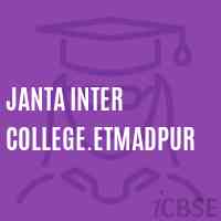 Janta Inter College.Etmadpur Senior Secondary School Logo