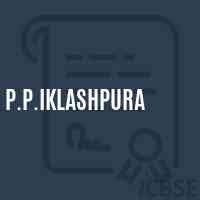 P.P.Iklashpura Primary School Logo