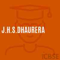 J.H.S.Dhaurera Middle School Logo